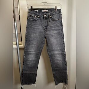Levi’s - Grey Wedgie Straight Jeans